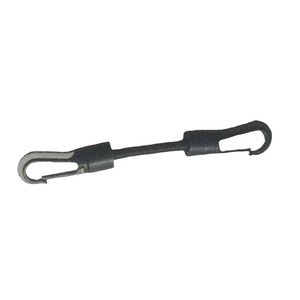 Gancho de remolque de acero, cordón de goma de 7mm, cuerda elástica de 20cm con gancho de mosquetón para navegación al aire libre y kayak - Product Image 4