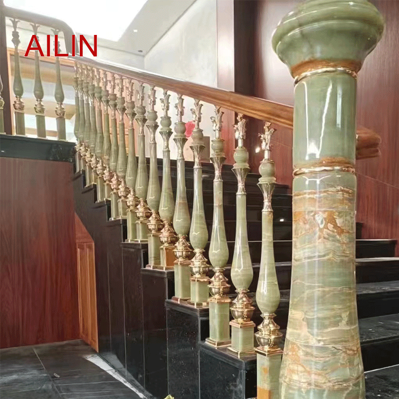 Pasamanos De Pared De Cobre Dorado Envejecido De 6 M Para Escaleras, Lofts, Barras, Mostradores, Barandilla De Mano De 6 M Con Balaustres De Pared Y