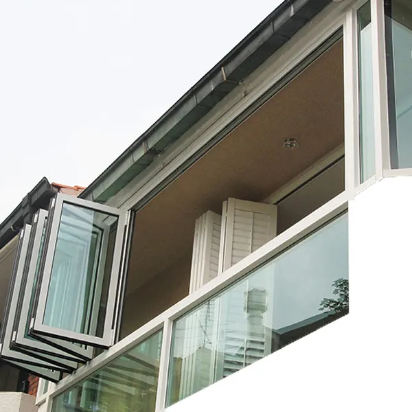 Top Marke Deda Industrial Aluminium Bifolding Fenster Hervorragende Beleuchtung Bifold Windows