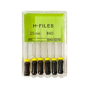 <span class=keywords><strong>File</strong></span> Dentali in NiTi per Uso Manuale, 6 Pezzi/Confezione, <span class=keywords><strong>File</strong></span> K-<span class=keywords><strong>File</strong></span> REAMERS 21/25mm # Strumenti Endodontici 15-40 <span class=keywords><strong>File</strong></span> H per Canali Radicolari - Product Image 5