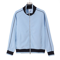 Fabricants de Vêtements Personnalisés, Sweat-shirt Homme 380G à Col Montant Double Fermeture Éclair, Cardigan Couple Automne et Hiver, Veste Décontractée