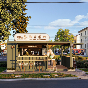 Nhà lắp ghép <span class=keywords><strong>container</strong></span> <span class=keywords><strong>20FT</strong></span> bán chạy, kiểu mô-đun, thích hợp làm quán cà phê và phòng tập thể dục - Product Image 1