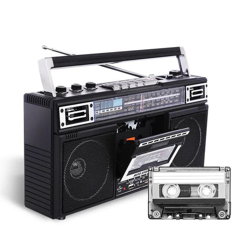 Vofull 2.4 inch LCD Display Portable Radio Stereo Sound Radio AM / FM Receiver Internet Radio