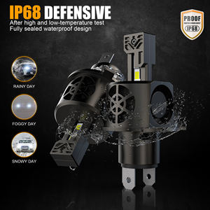 Blanco frío 120W accesorios de aluminio para coche 12000lm H4 LED faros bombilla Auto H7 H11 Luce 9005 9006 6000K Color nuevo 12V voltaje - Product Image 5