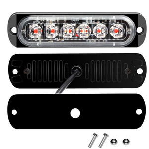 ไฟเลี้ยว 6Led 12-24V แบบติดด้านข้างสำหรับรถจักรยานยนต์ รถบรรทุก ชุดอัพเกรด - Product Image 1