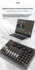 <span class=keywords><strong>Console</strong></span> d'éclairage de scène DMX miniature professionnelle YINUO 2025, contrôleur à commutateur manuel, modèle MA2 - Product Image 4