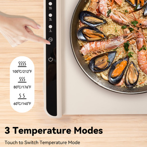 Portable Rollable Electric Food Warming Mat 3 <b>Temperature</b> Modes Whole-Surface Heating Silicone Construction for Home Kitchen Use - Product Image 2