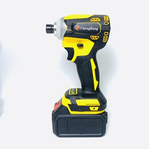 Set of 4pcs Combination Power Tools Brushless <b>Angle</b> Hammer Lithium <b>Screwdriver</b> Cordless Drill Kit Yellow MT125A - Product Image 1