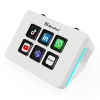 Clavier de raccourcis programmable MiraBox Mini Stream Controller Macro Pad pour la configuration de diffusion en direct sur OBS, Twitch et YouTube