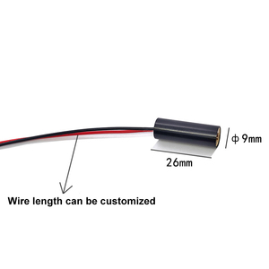Module de diode laser à point rouge 690nm 5mw nouvel état avec lentille en verre industriel 9X26mm mise au point interne Module laser rouge 5mW - Product Image 3