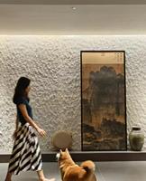 Le revêtement flexible de mur couvre de tuiles le matériel en pierre doux de façade écologique