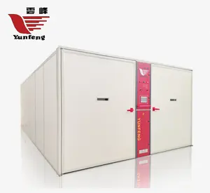 YFDF-576SL incubateur d'oeufs de poulet entièrement automatique 57600 à vendre système de contrôle numérique avec usine de porcelaine certifiée CE ISO9001