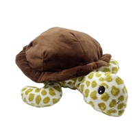 Peluche tortue marine chauffante parfumée à la lavande, la plus vendue, en coton PP, pour enfants, utilisable au micro-ondes