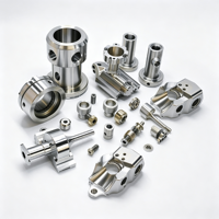 Mesin Bubut CNC Presisi Khusus 5 Axis, Mesin Penggilingan untuk Part Kecil, Pemesinan CNC untuk Part Stainless Steel dan Aluminium