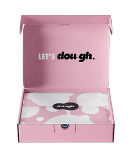 Scatola di ciambelle da forno personalizzate pacchetto di cartone rosa dolci da forno scatole di carta riciclabili biscotti con Logo - Product Image 4