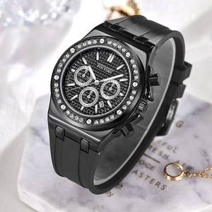 Montre en Silicone OEM/ODM, Top marque de luxe horloge à Quartz calendrier montre <span class=keywords><strong>militaire</strong></span> femmes Sport montre-bracelet Relogio Masculino Relojes - Product Image 1
