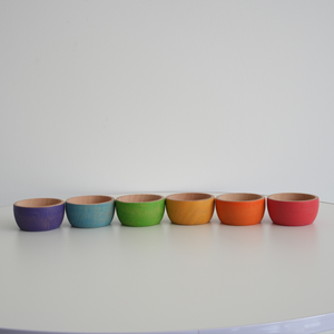 6 colori eco-friendly Puzzle blocchi di costruzione di alta educazione precoce scuola materna <span class=keywords><strong>ciotola</strong></span> di <span class=keywords><strong>legno</strong></span> per la colorazione dei bambini arcobaleno - Product Image 4