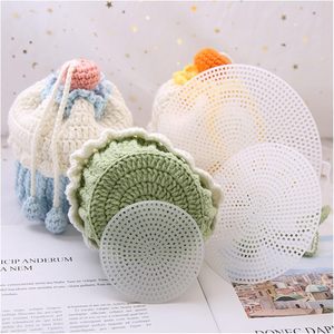 Fil acrylique pour bricolage artisanat feuilles de maille de toile en plastique pour broderie point de croix Crochet tricot nouveauté cadeaux pour l'artisanat - Product Image 3