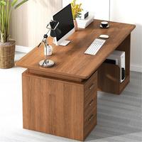 Bureau debout moderne pour ordinateur avec espace pour imprimante, bibliothèque de chambre à coucher, style luxueux, logo personnalisé en gros