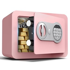 Caja Fuerte Pequeña para el Hogar, Caja de Seguridad Personal para Dinero, Efectivo y Documentos, Caja de Seguridad para Niños con Teclado Digital, Caja Fuerte para Dinero - Product Image 1