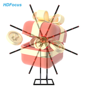 Incredibile Effetto Display 3D 4K 2500 Nits, Sistema di Ventole Olografiche Multi-Misura 65-180cm per Display a Giunzione Continua, Ventola Olografica 3D - Product Image 1