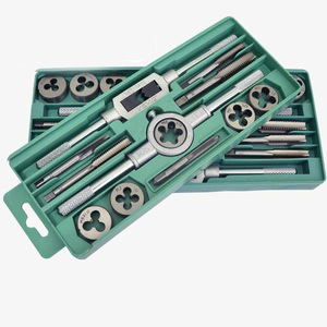 Ensemble de tarauds <span class=keywords><strong>et</strong></span> filières M20 ronds M1 en métal, Phrase secrète, ensemble de matrices M1 M30, 18 pièces - Product Image 1
