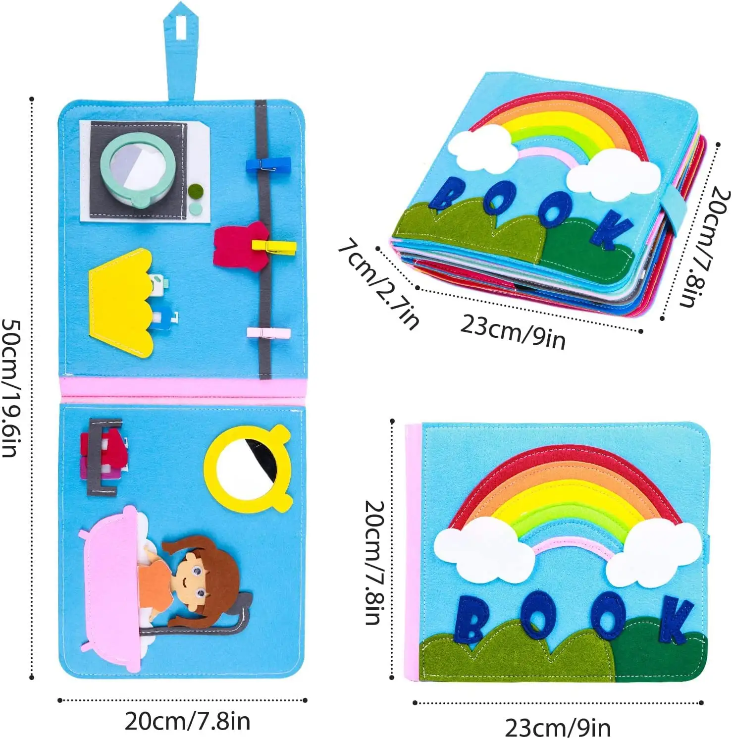 Của tôi trước trường Montessori cảm giác đồ chơi giáo dục Maisy hoạt động tự làm kinh doanh cảm thấy bận rộn sách yên tĩnh cho Kid học tập bận rộn bảng