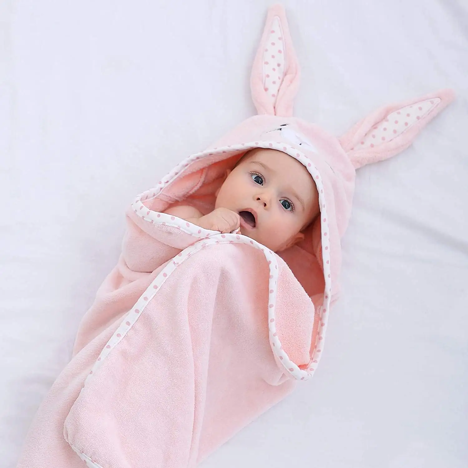Hot Sale Factory Direct Kids Poncho Hooded Bath Towel Bamboo Cotton Baby Animal Hooded Towel For Children