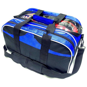 brunswick <b>Bag</b> for Bowling with Excessive <b>Accessories</b> Wheeled Triple Trolley Bowling <b>Bag</b> with Pocket - Product Image 1
