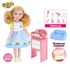 Muñeca <span class=keywords><strong>Reborn</strong></span> de Vinilo Realista de 14 Pulgadas Directo de Fábrica, Educativa, con Ropa Intercambiable, DIY, Juguetes de Bambú Seguros para <span class=keywords><strong>Mascotas</strong></span> y Veterinarios - Product Image 2