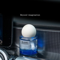 Diffuseur de désodorisant de voiture d'occasion de 50ml avec logo personnalisé Diffuseur d'arômes liquides et d'huiles essentielles en verre avec parfum de voiture de longue durée