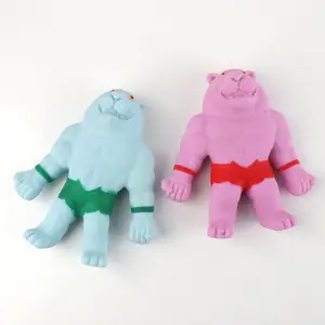 Soft Stretch Monsters Tiger Stretch Guy Toys for Kids Birthday Gift Party Favors Wolf Stretchy Toys for Boys and Girls
