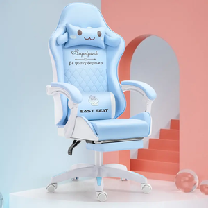 New White pink Cute <strong>Girls</strong> Reclining Pc Computer Game <strong>Chair</strong> Silla Gamer Racing <strong>Gaming</strong> <strong>Chairs</strong> - Product Image 4