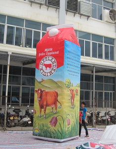 Inflatable Milk Carton for outdoor sale advertising events - Product Image 1