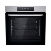 Four électrique encastré de 60L Grand appareil de cuisine Fours à pizza simple Four encastré pour la maison et l'appartement