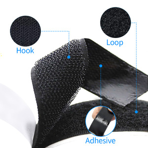 <span class=keywords><strong>Velcro</strong></span> adhésif renforcé, ruban adhésif double face résistant à la chaleur, bande de fixation découpable pour usage industriel et domestique - Product Image 3