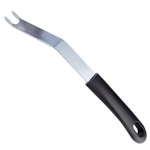 Ensemble d'outils de barbecue en acier inoxydable avec manche long en plastique, grille de barbecue réutilisable et plateau à charbon pour restaurants - Product Image 1