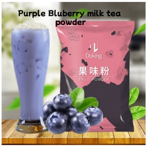 Poudre de thé au lait à la myrtille halal, boisson instantanée |   Usine OEM/ODM, vente en gros - Product Image 1