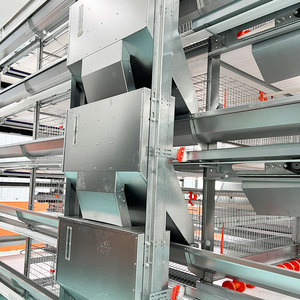 Trang trại nóng bán 4 lớp Pin h loại gà trứng gà đẻ gà chăn nuôi gia cầm lồng trứng tự động hệ thống thu thập - Product Image 2