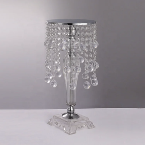 Centros de mesa de decoración de boda con implementos de flores de cristal - Product Image 6