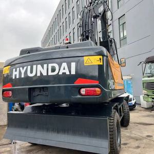 Excavatrice hydraulique Hyundai d'occasion 210w-9t modèle 2018, 20 tonnes, avec moteur, pompe et alternateur - Prix bas - Product Image 6