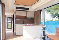 Maison capsule intelligente écologique Apple Cabin avec énergie solaire et design résistant aux intempéries pour la vie hors réseau
