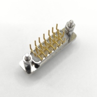 Connecteur rectangulaire Micro-D J30J série 25 broches J30J-25TJN, connecteur droit à montage sur circuit imprimé pour application industrielle