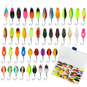 LUSHAZER Visserslokdoos Set Lepel Aas Metalen Hardlokaas voor Forel Snoek Baars OEM Kunstmatige Visuitrusting Zoetwater Vis Rivieren - Product Image 1