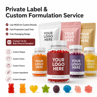 Gomitas de Complejo Herbal Personalizadas OEM, 60 Unidades, Servicio de Marca Privada OEM Disponible para Cooperación con Marcas de Suplementos para la Salud
