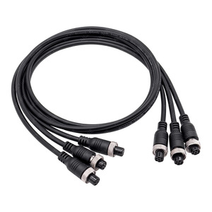 สายเชื่อมต่อกันน้ำแบบตรง 7 คอร์ M12 สำหรับตู้ PLC อุตสาหกรรม  หุ้ม PVC  IP65 ติดตั้งแบบคงที่ - Product Image 2