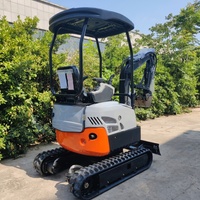 Mini-excavatrice 1,6 tonne, petite pelle hydraulique diesel pour ferme, 1 tonne, 2 tonnes, livraison gratuite, prix compétitif, à vendre