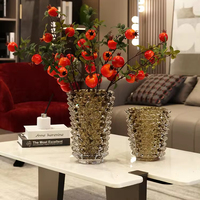 Vase en verre de Murano en gros, vase à fleurs tendance, centre de table décoratif pour la décoration de la maison, moderne