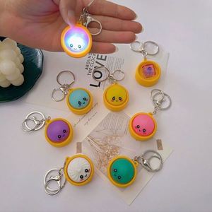 Promotional Toy Cute Mini Dumpling Squishy Keychain Stress Relief Toy Dumpling Keychain Accessories for <b>Backpack</b> Decor - Product Image 2