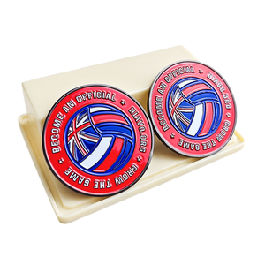 Monedas Conmemorativas de Aleación de Zinc Fundidas a Presión, Personalizadas al por Mayor, de Doble Cara, Chapadas en Oro, Estilo Moderno y Tradicional, con Cordón/Cinta - Product Image 1